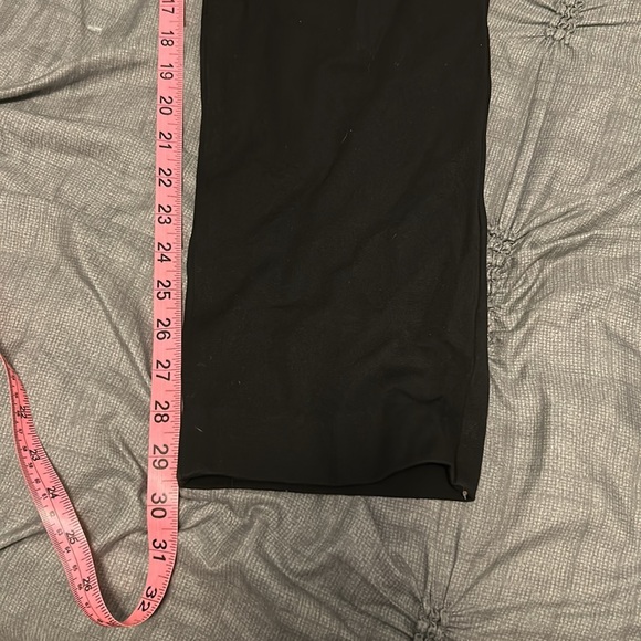 Talbot's Pants Size 6 Black Pull On Dress Slacks side zip GUC B1313 - Picture 8 of 9